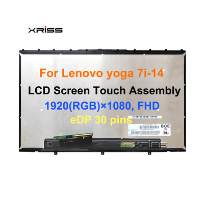 Beli Lenovo Yoga 7-14ACN6 7-14ITL5 LCD Laptop Display Touch Screen Assembly 5D10S39740 5D10S3 pembuatan online